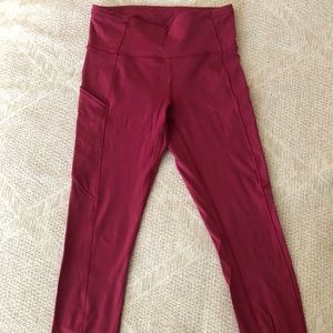 LULULEMON | Fast and Free 7/8 Tight Leggings Nulux